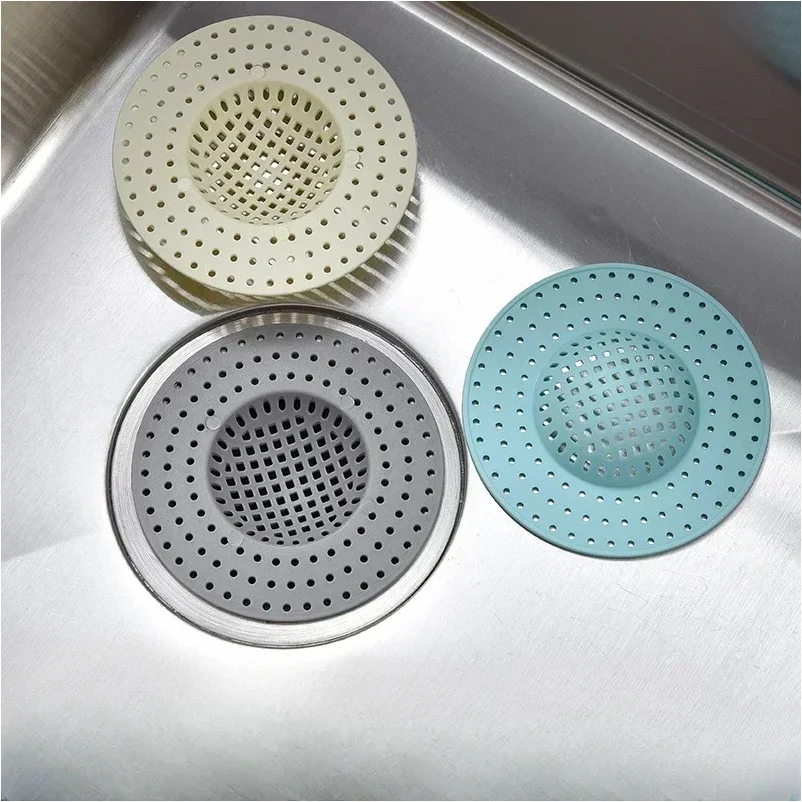 

Plastic Kitchen Sink Filter Strainer Sewer Filtering Net Stopper Floor Drains Hair Catcher Waste Collector for Home Accessories
