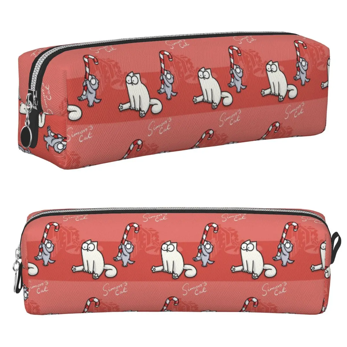 Simons Cat Pencil Cases Large Capacity Pen Bags Pen Box For Boys Girls School Office Pencil Pouch Cosmetic bag