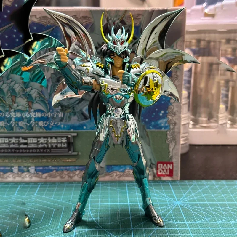 Gt Saint Seiya Alloy Myth Cloth Ex God Cloth Pegasus Model Shiryu Purple Dragon Color Anime Action Figures Trendy Creative Gift