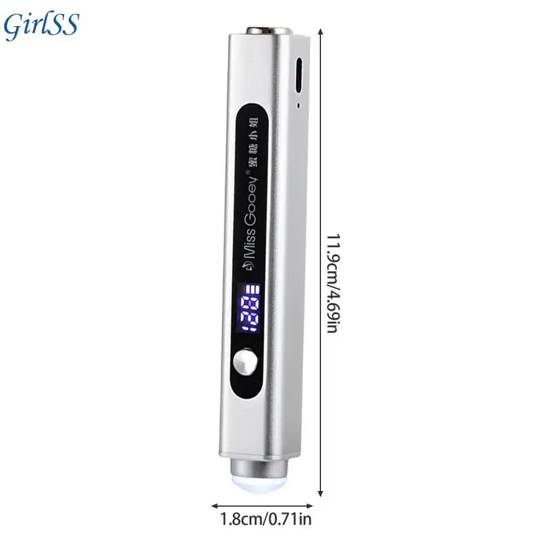 โคมไฟเล็บที่เป็นมิตรต่อการเดินทางพร้อมแสตมป์ทำเล็บแม่เหล็กสำหรับการวางตำแหน่งที่ง่ายดาย T4MB