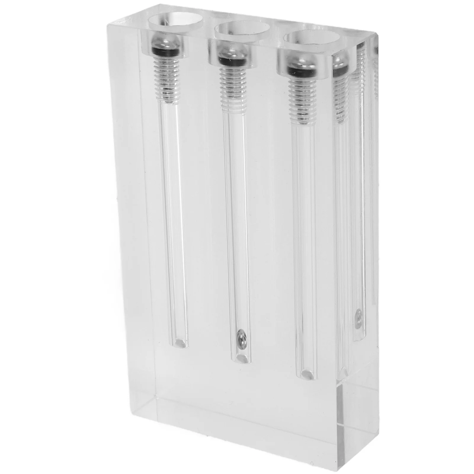 

1Set 3 Holes Acrylic Oil Quality Comparator Transmission Viscosity Tester Engine Oil Quality Tester Car Vehicle Supplies