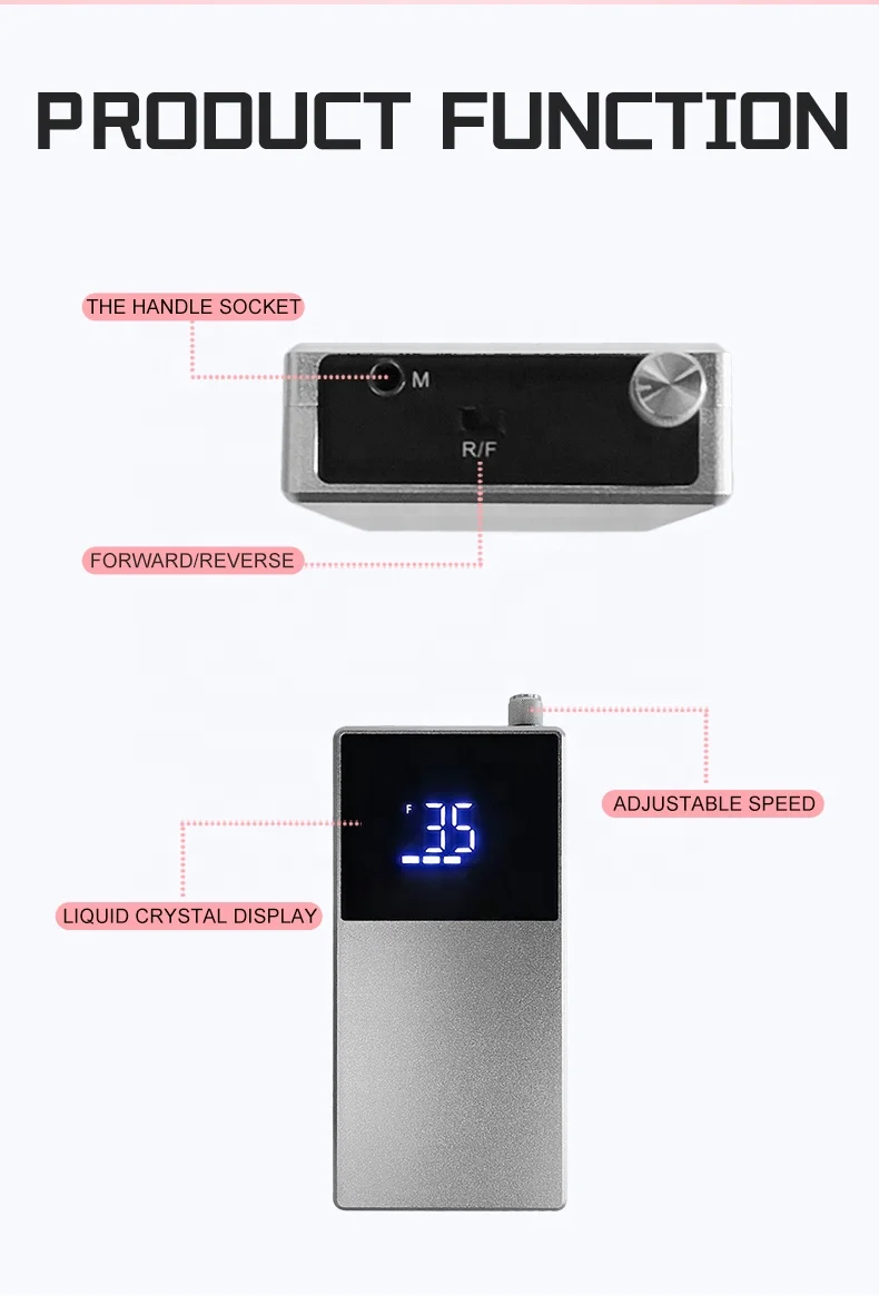 2023 Comfortabel En Stil Zonder Warmte-Opbouw 24W 35000Rpm Borstelloze Nagelboor Draagbaar