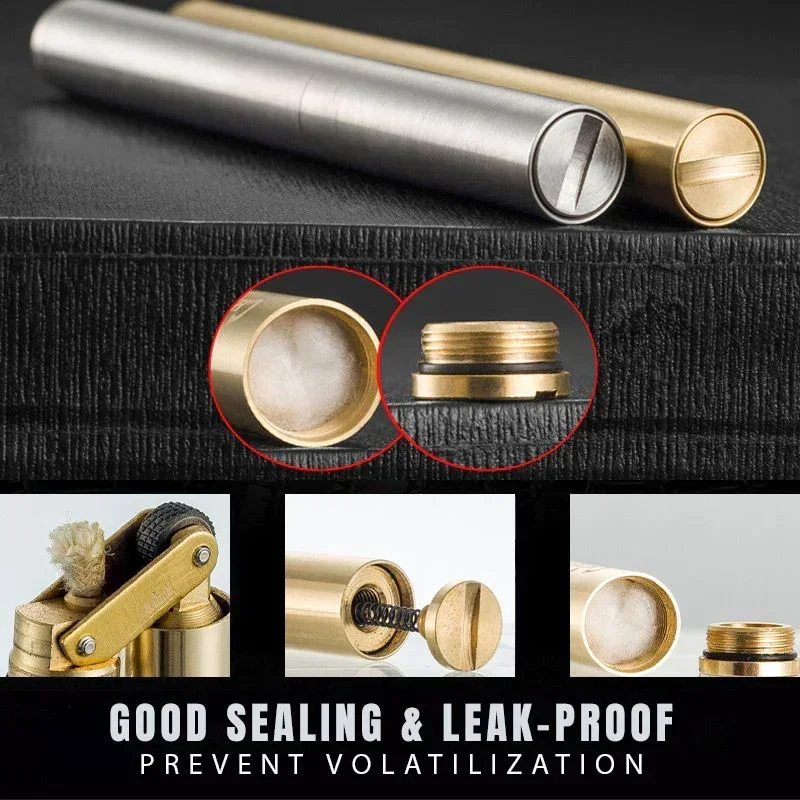 2025 New Creative Unusual Double Stick Grinding Wheel Lighter Foldable for Convenient Carrying Exquisite Gift for Men