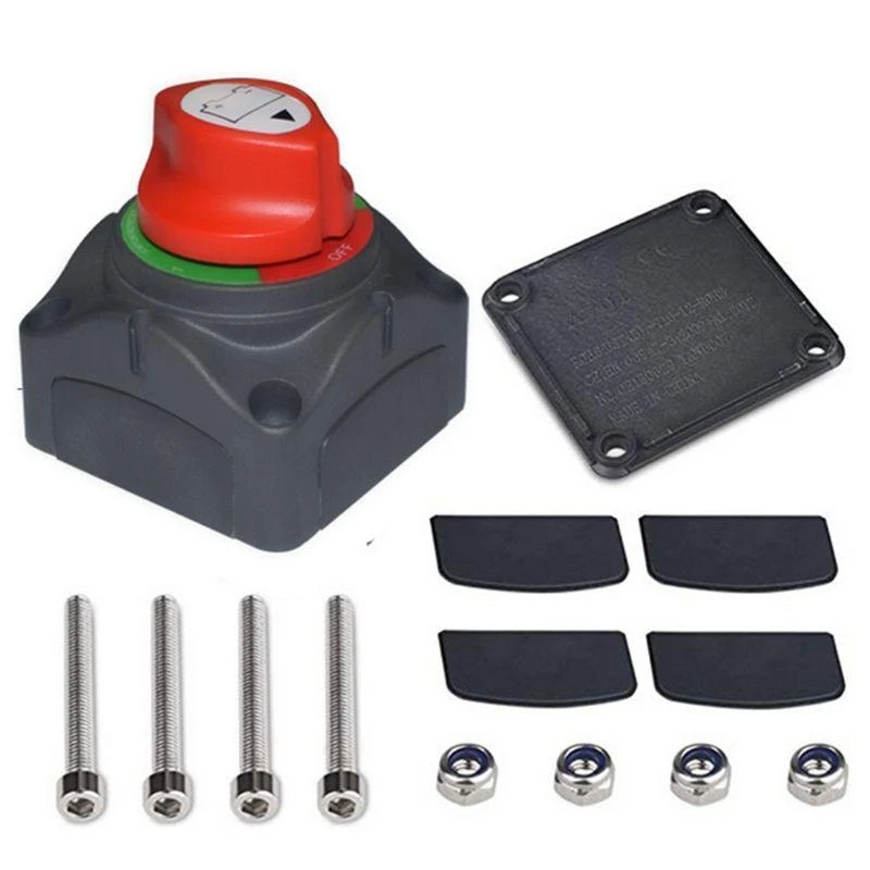 A2BC For Marine Car RV for Camper Travel Trailer Truck 1-2-Both-Off Battery Disconnect Switch Cut Shut Off Isolator
