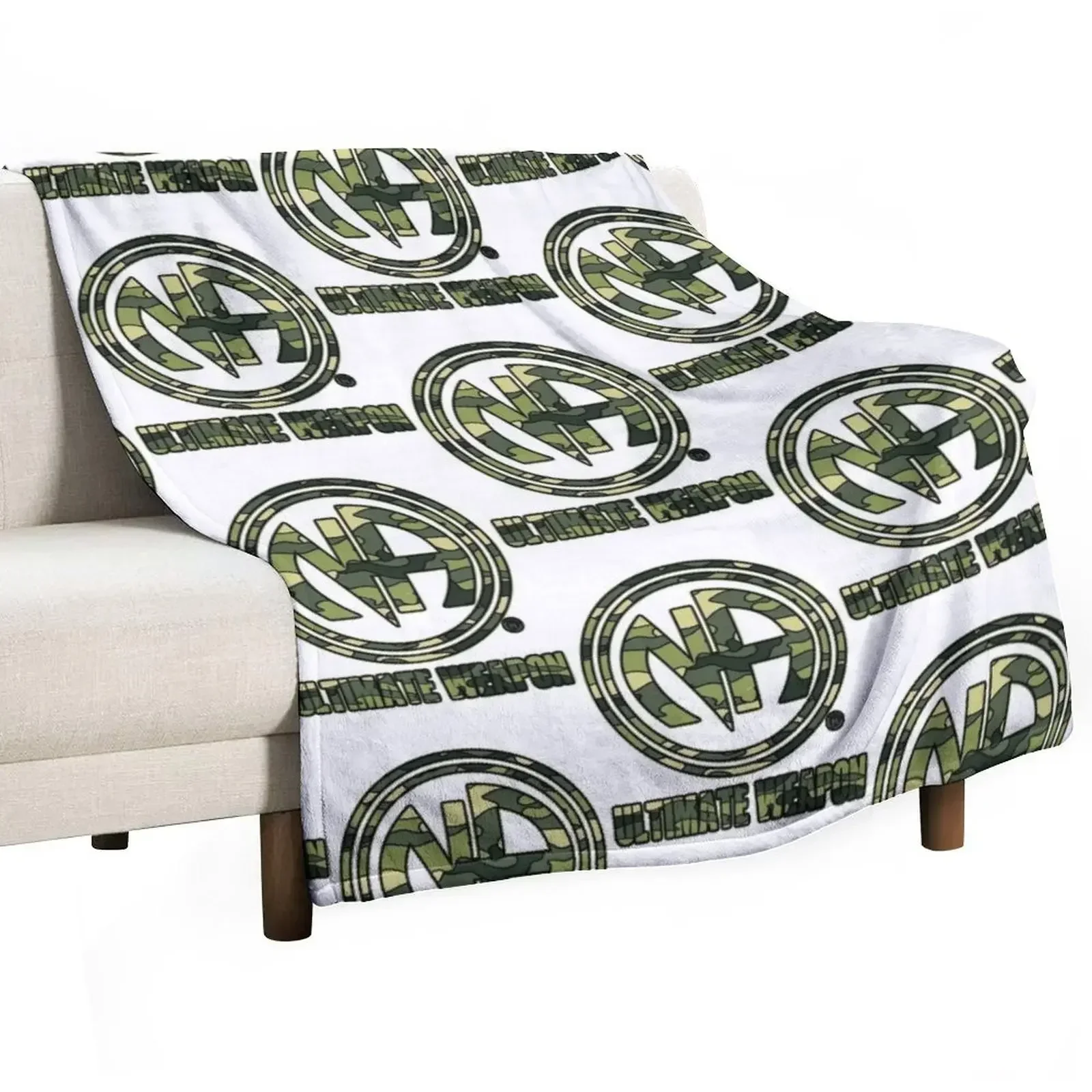 Narcotics Anonymous Gifts 12 Steps Camo Ultimate Weapon Throw Blanket Summer Beddings Soft Plaid Custom Blankets