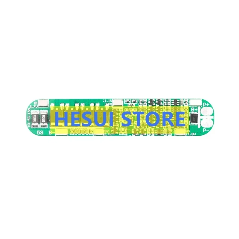 5 string 18.5V18650 lithium battery protection panel against overcharge and overdischarge 21V 15A Operating current 25A upper li