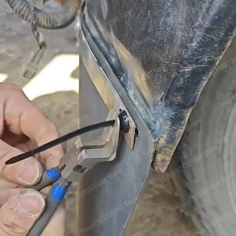 Automotive universal cable tie buckle fixing through pin fixing base plate cable tie buckle repair buckle plastic fastener