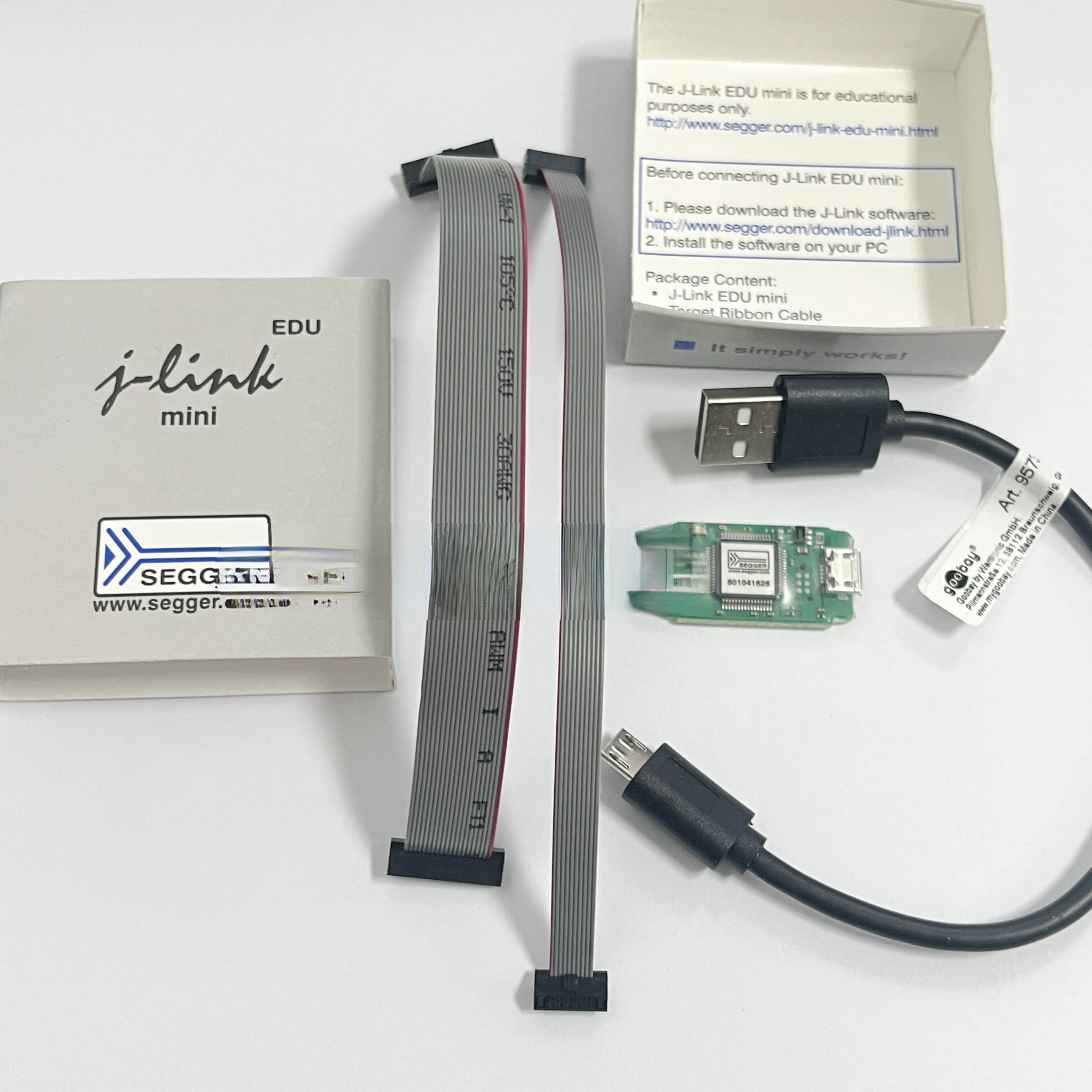 J-LINK JLINK EDU MINI محاكي ألماني أصلي V1.0 V10 SEGGER أصلي