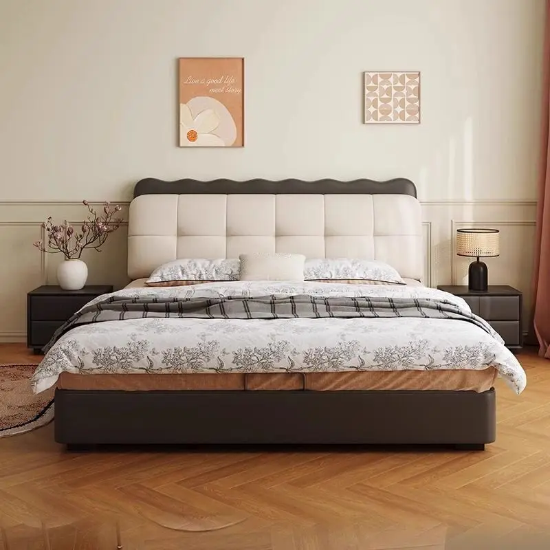 

Floor Design Bed Bedroom Queen Double Baby Children Modern Wooden Girls Sleeping Bed Mobile Letto Matrimoniale Home Furniture