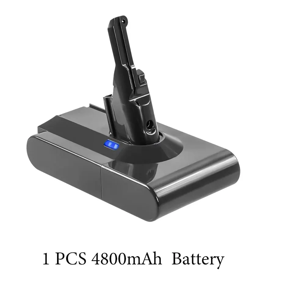 Voor Dyson V8 Absolute Draadloze Stofzuiger Handstofzuiger 4800mAh-12800mAh 21.6V -v8 Lithium-Ion Oplaadbare Batterij
