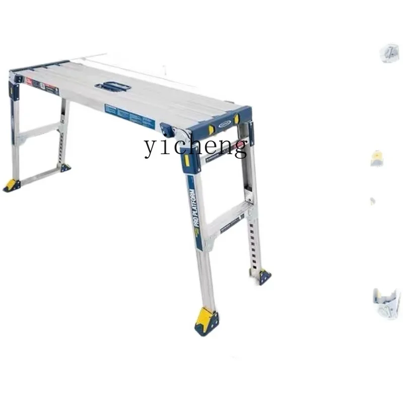 

ZWS. Thickened folding stool aluminum alloy lifting multi-functional wall engineering installation climbing platform