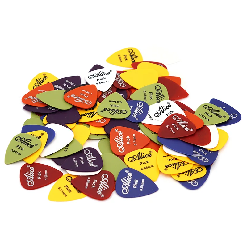 Alice Guitar Picks 100pcs Matte Anti-Slip 0.58-1.5mm Mixed Thickness Picks with Box, Suitable for Acoustic & Electric Guitars - view 4