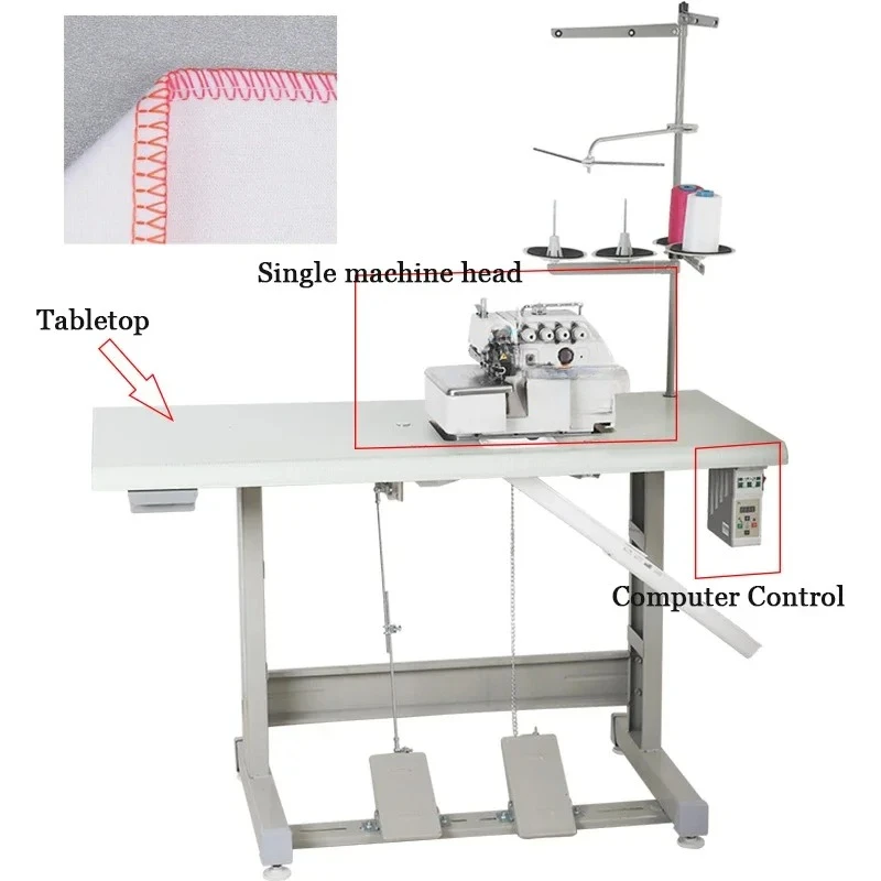 Super High Speed Overlock Sewing Machine,direct Drive Sewing Machine 3/4/5line Overedge Sewing Machine