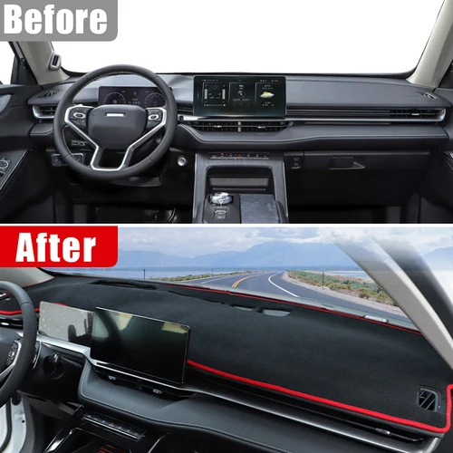 Imagen 2 del producto Para Haval H6 3. a generación 2021 2022 2023, cubierta para salpicadero de coche, alfombras para Panel de instrumentos, alfombrillas parasol para evitar almohadillas de luz, funda antideslizante