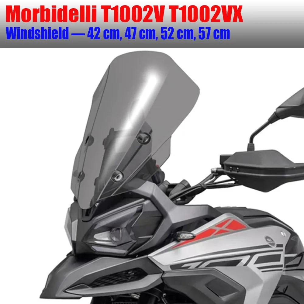 

42CM, 47CM, 52CM, 57CM Sizes Are Suitable For Morbidelli T1002V/T1002VX Motorcycle Windshield Sun Visors; Sturdy And Durable.
