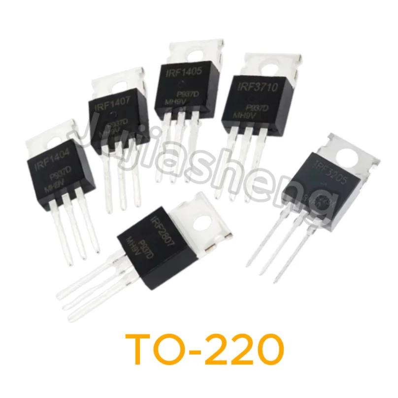 (10PCS)IRF1404PBF IRF1405PBF IRF1407PBF IRF3205PBF IRF3710PBF  IRF2804PBF IRF2807PBF TO-220 N-channel  MOSFET integrated circuit