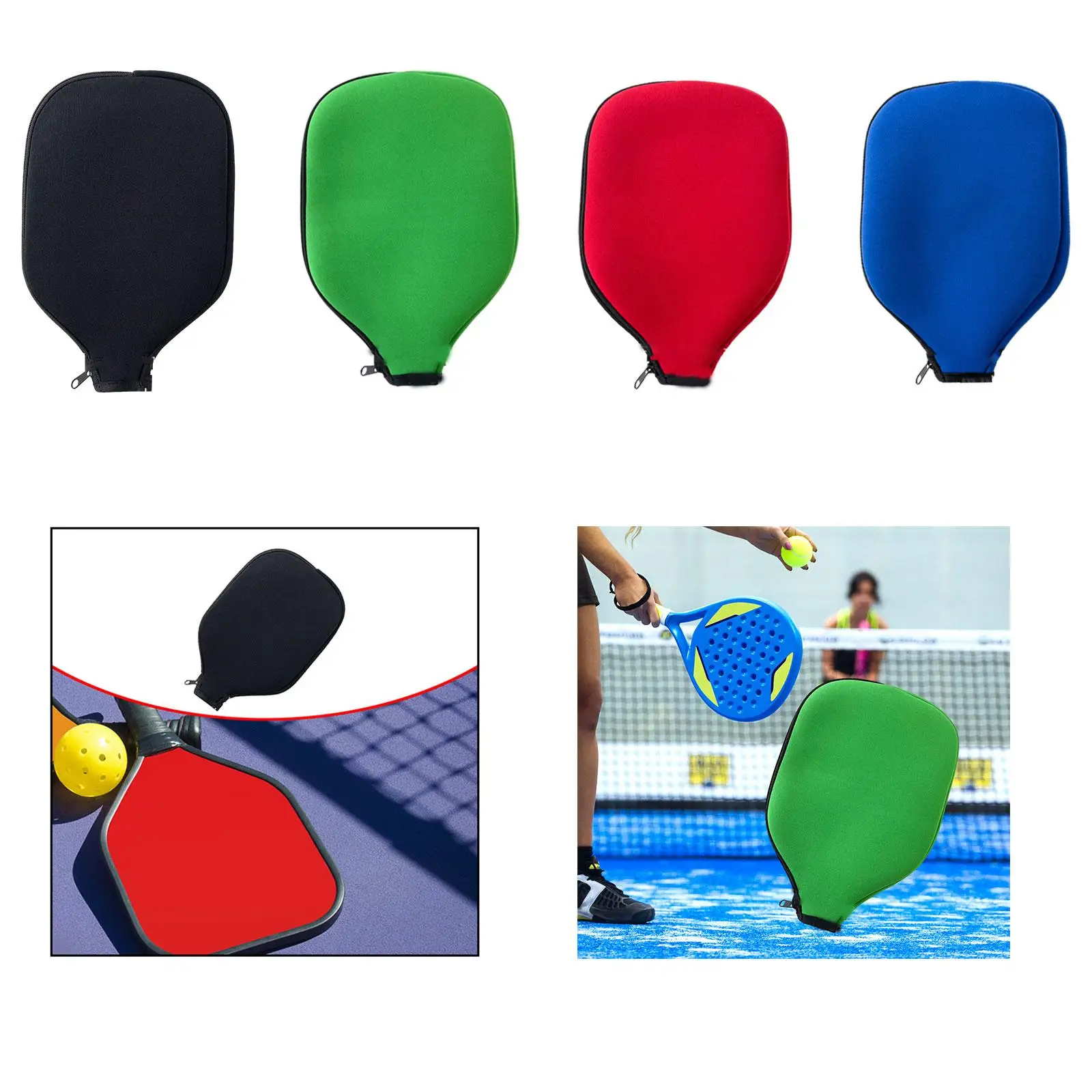 Pickleball Racket Cover Waterproof Pouch Table Tennis Paddle Case Racket Protection Racket Sleeve for Supplies Gift Accessories