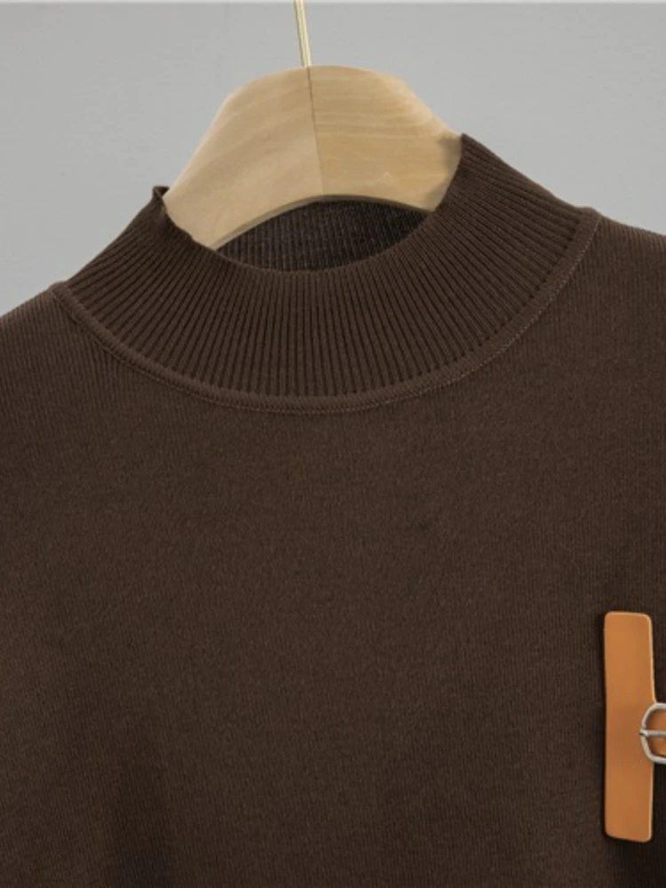 2025 New Simple Letter Knitted Loose T-shirt Sports and Leisure Wide Leg Pants Knitted Fashion Two Piece Set for Women