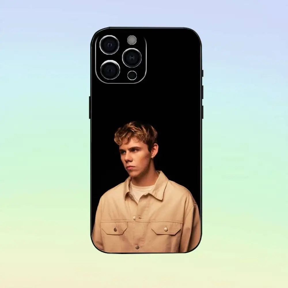 เคสโทรศัพท์ Rap THE KID L-LAROI สำหรับ iPhone 17,16,15,14,13,12,11, ซิลิโคนนิ่มสีดำ