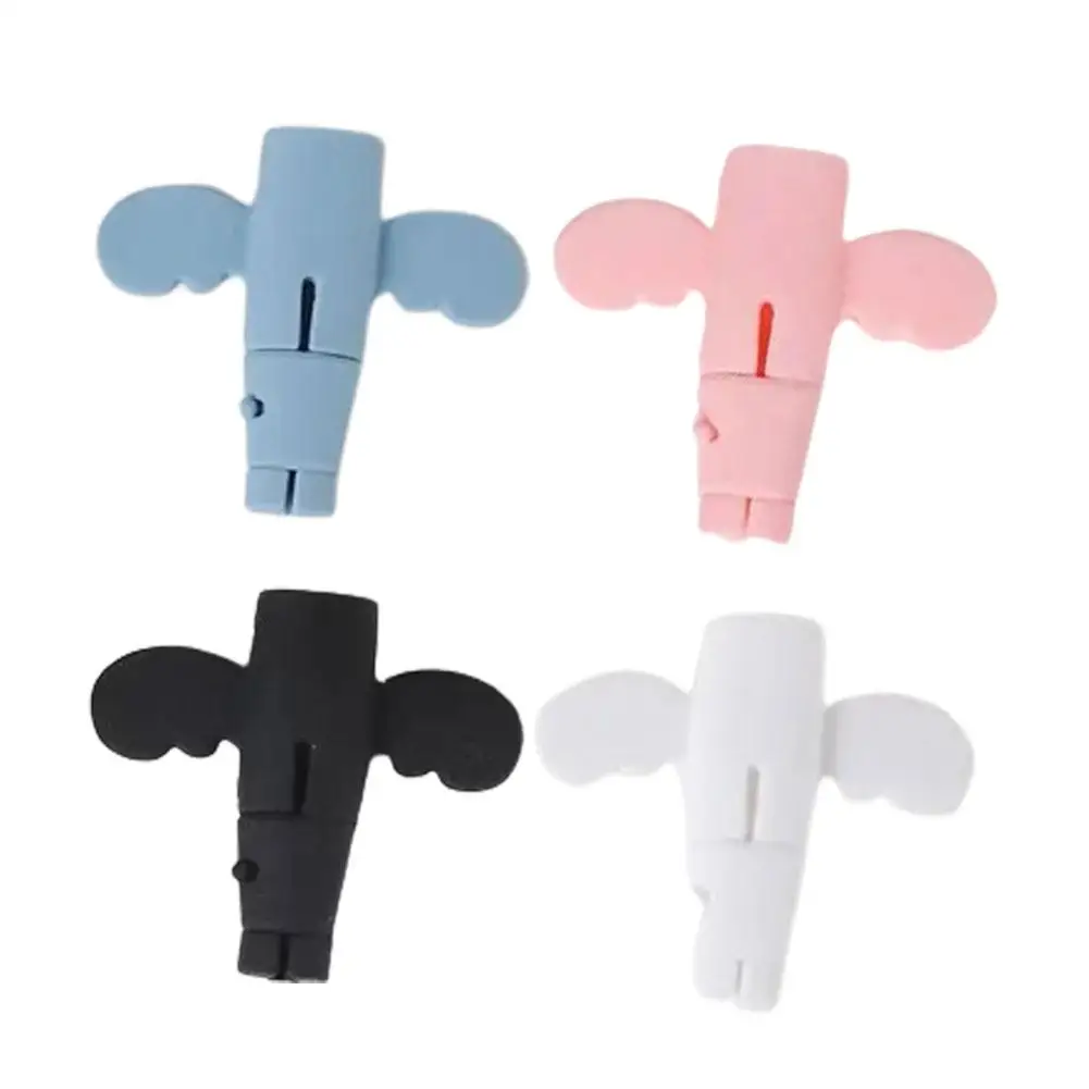 Niedlichen Engel Flügel Kabels chutz Typ C Ladegerät Kabel Kabel Wickler Organizer Halter für iPhone Micro USB C Line Kabel schützen m2k3