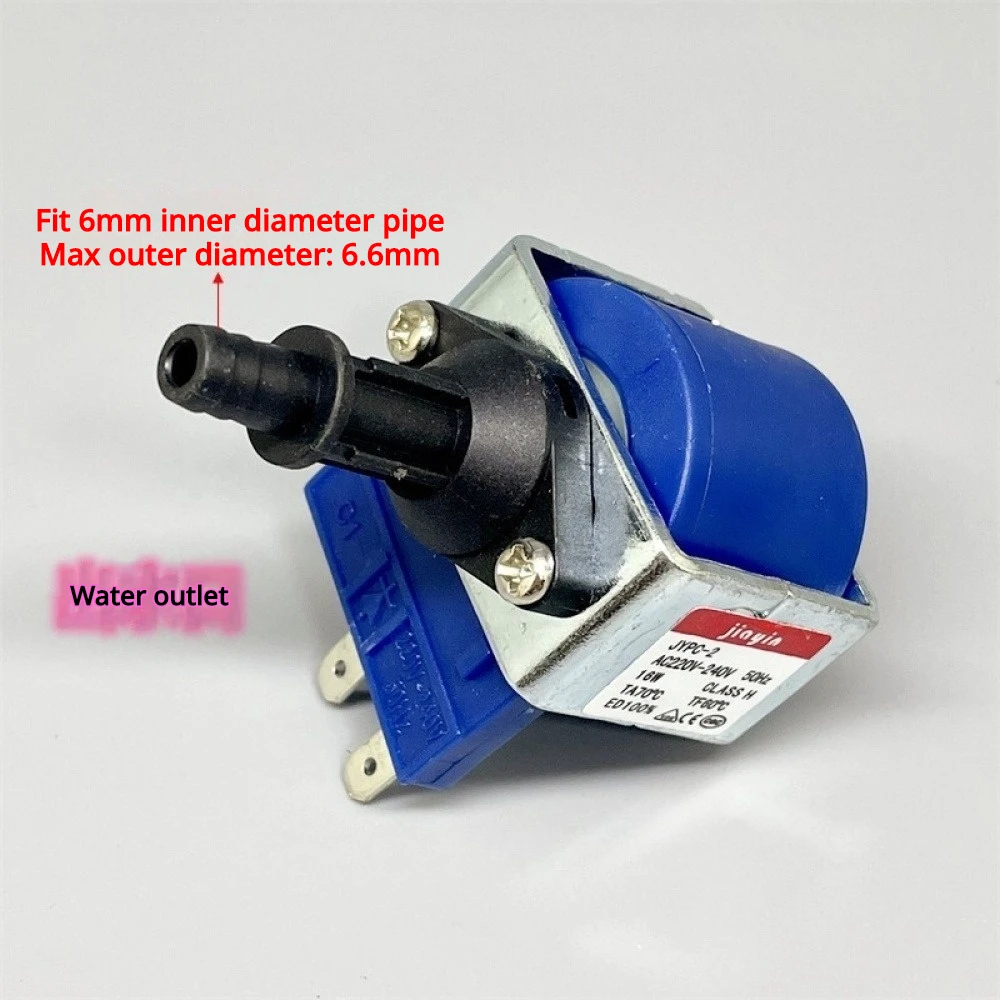 Electromagnetic Water Pump JYPC-2 16W AC220-240V 50Hz 3Bar 50ml/min Low Noise 36dB for Garment Steamer Kitchen Cleaning Machine