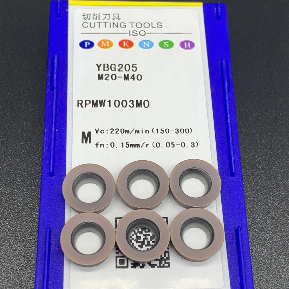 Muslimybg205 10 pz ZCC.CT inserto di alta qualità YBG205 M20-M40 lavorato in acciaio inox muslimate
