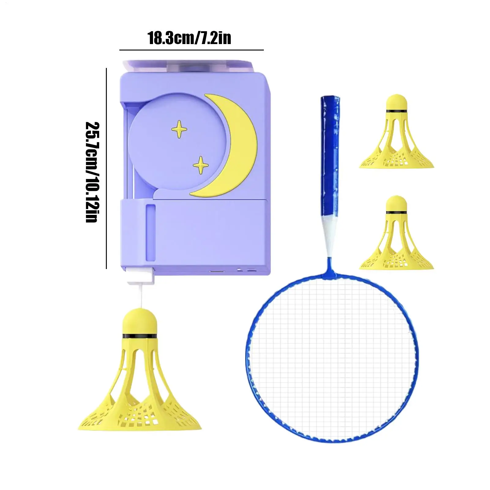 Rebound zelfklevende afstandsbediening badminton praktijk badminton trainer met elastisch koord Solo trainingstool uitrusting voor mannen kind jeugd