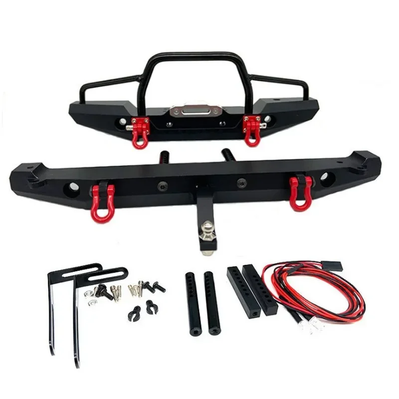 

Metal Front/Rear Anti-Collision Bumper for 1:10 RC Crawler Car TRXS TRX-4 Axial SCX10 SCX10-II 90046 90047