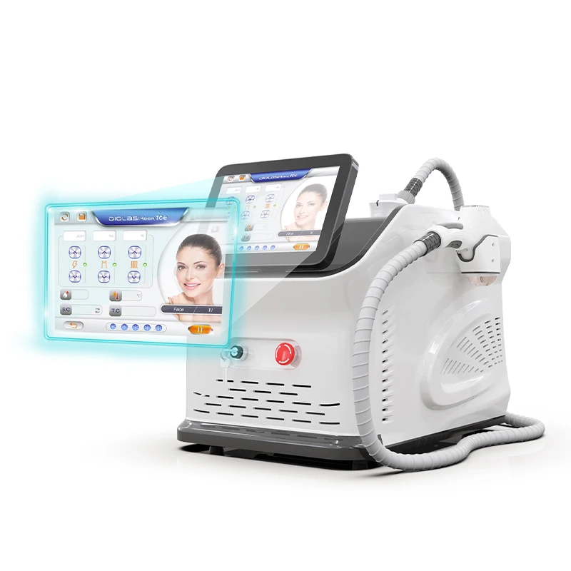 Professional 755 808 1064 Diode Laser Hair Removal Machine Facial High Power Equipment Hair Removal for Women