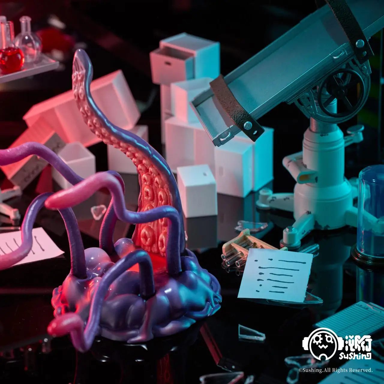 In Stock Sushing UBC-404 Tentacle Floor Accessories Animation Action Figure Toy Gift Model Collection