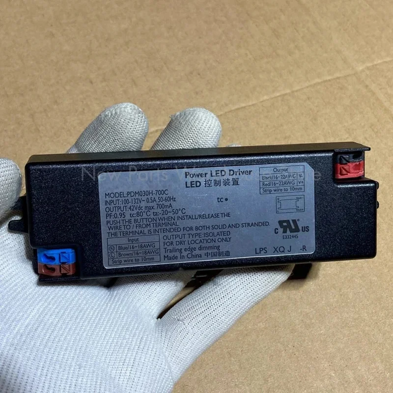 L Power LED Driver PDM030H-700C INPUT 100V-130V 0.5A OUTPUT 42V700mA For Philips LED Control Device PDA030B-700C