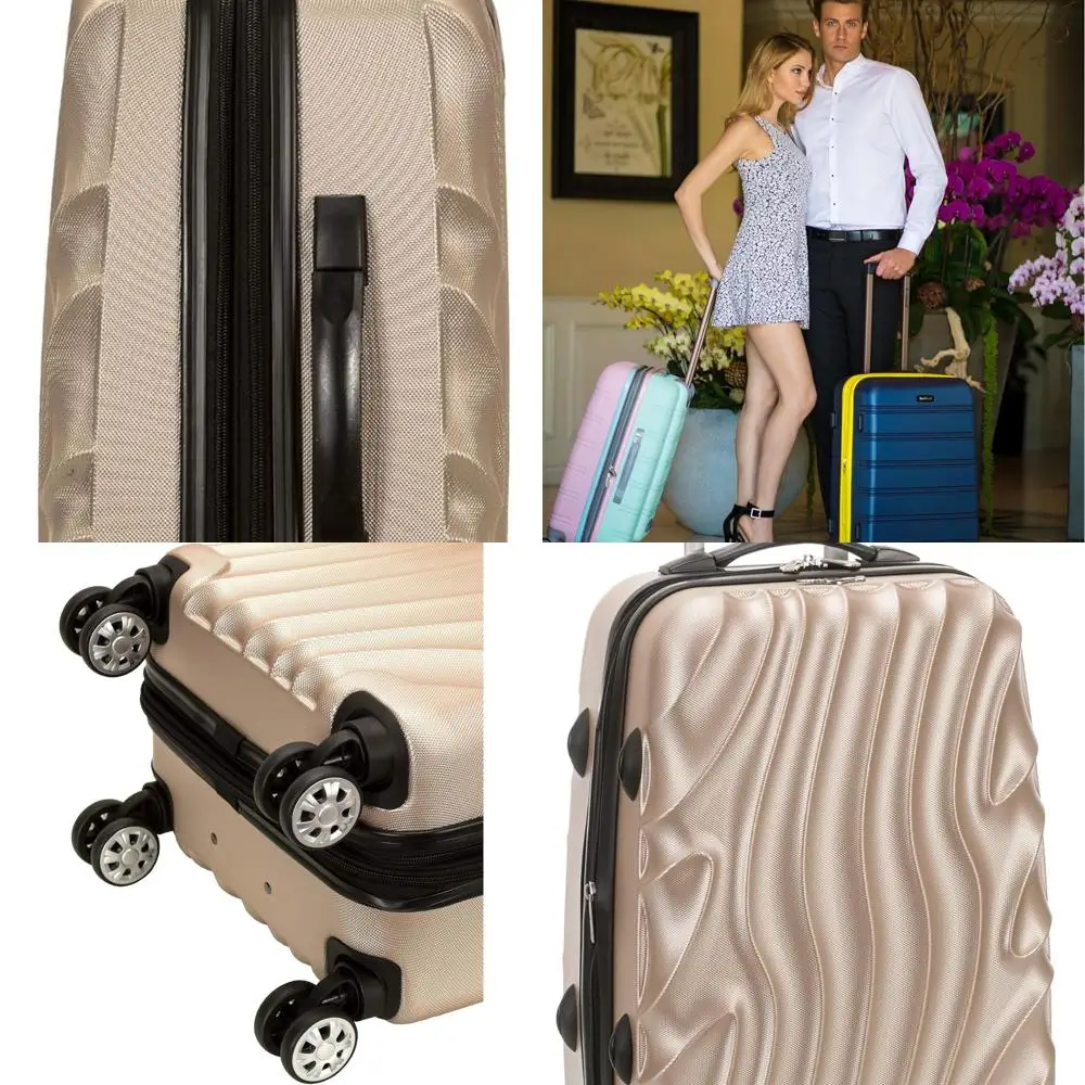 

Расширяемая ручная кладь с твердой поверхностью Gold Wave 20. — Rockland Melbourne.