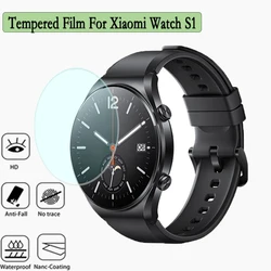 2/4/6pcs Tempered Glass For Xiaomi Watch S1 Cover Smart Watch Screen Protector Film Watch Accessories