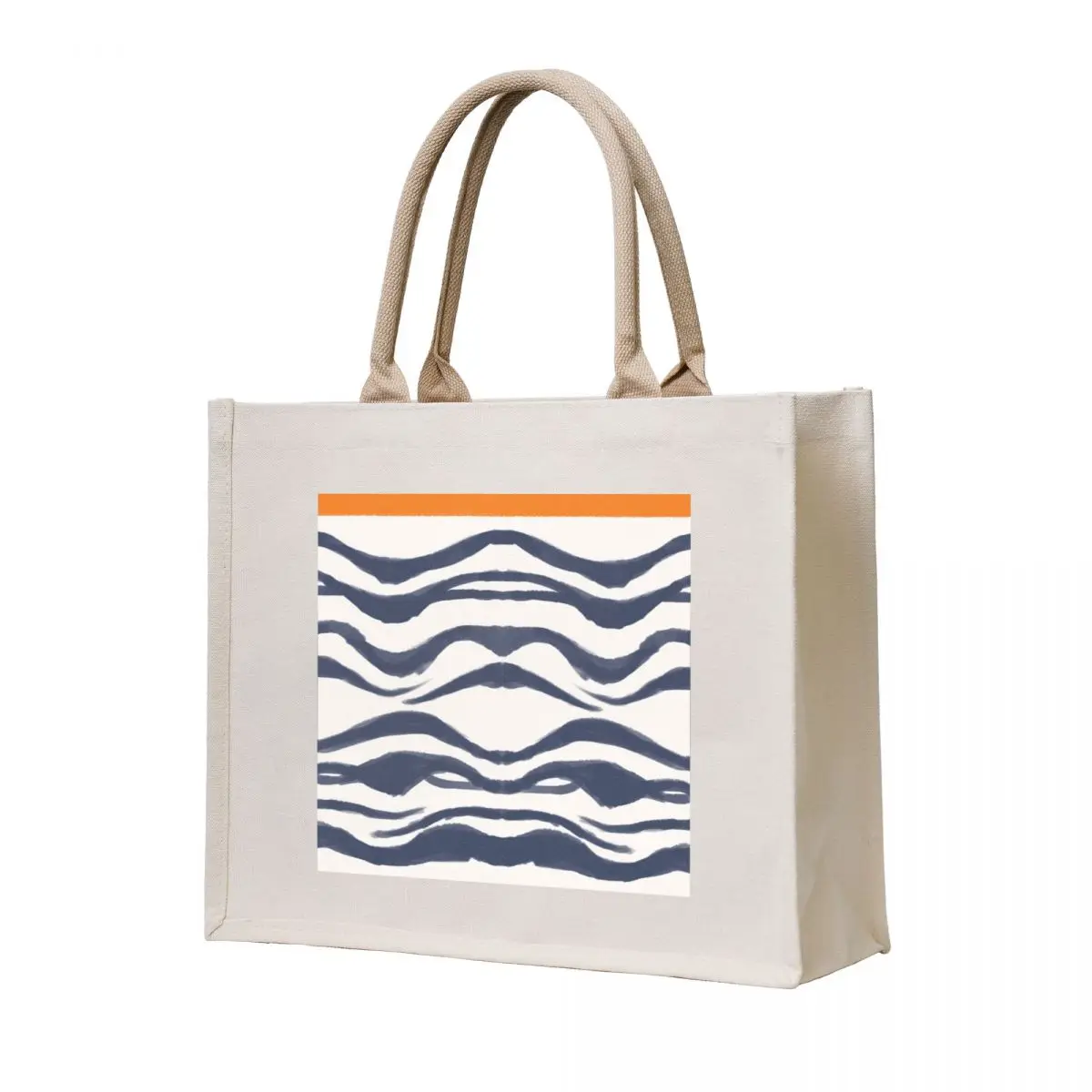 The Striped One Tote Bag cloth bag woman hand bag custom bags Canvas shoulder
