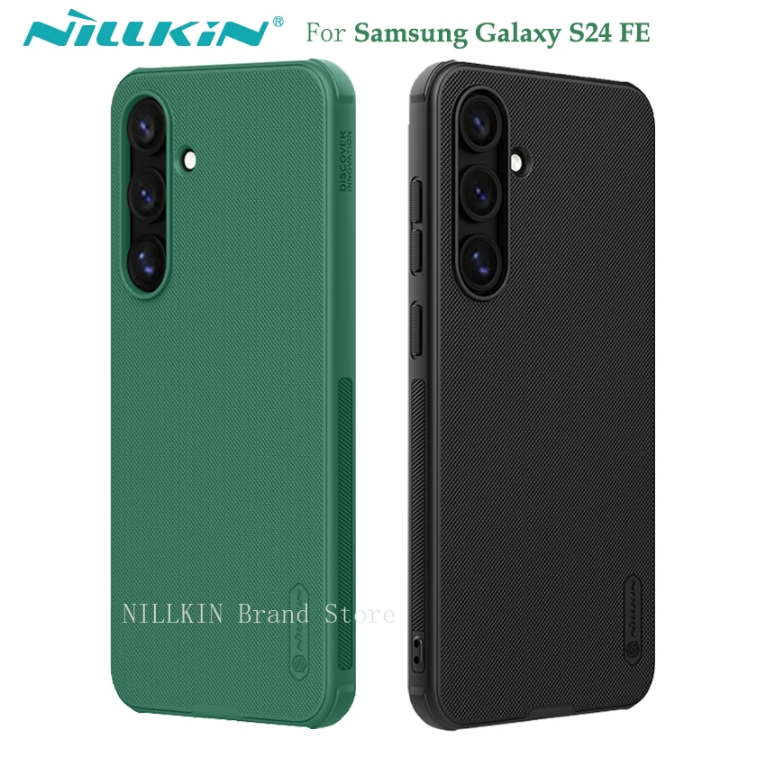 Для Samsung Galaxy S24 FE Чехол Nillkin Frosted Shield Pro Мягкая рамка из ТПУ Жесткий корпус из ПК Матовая задняя крышка для телефона Samsung S24FE