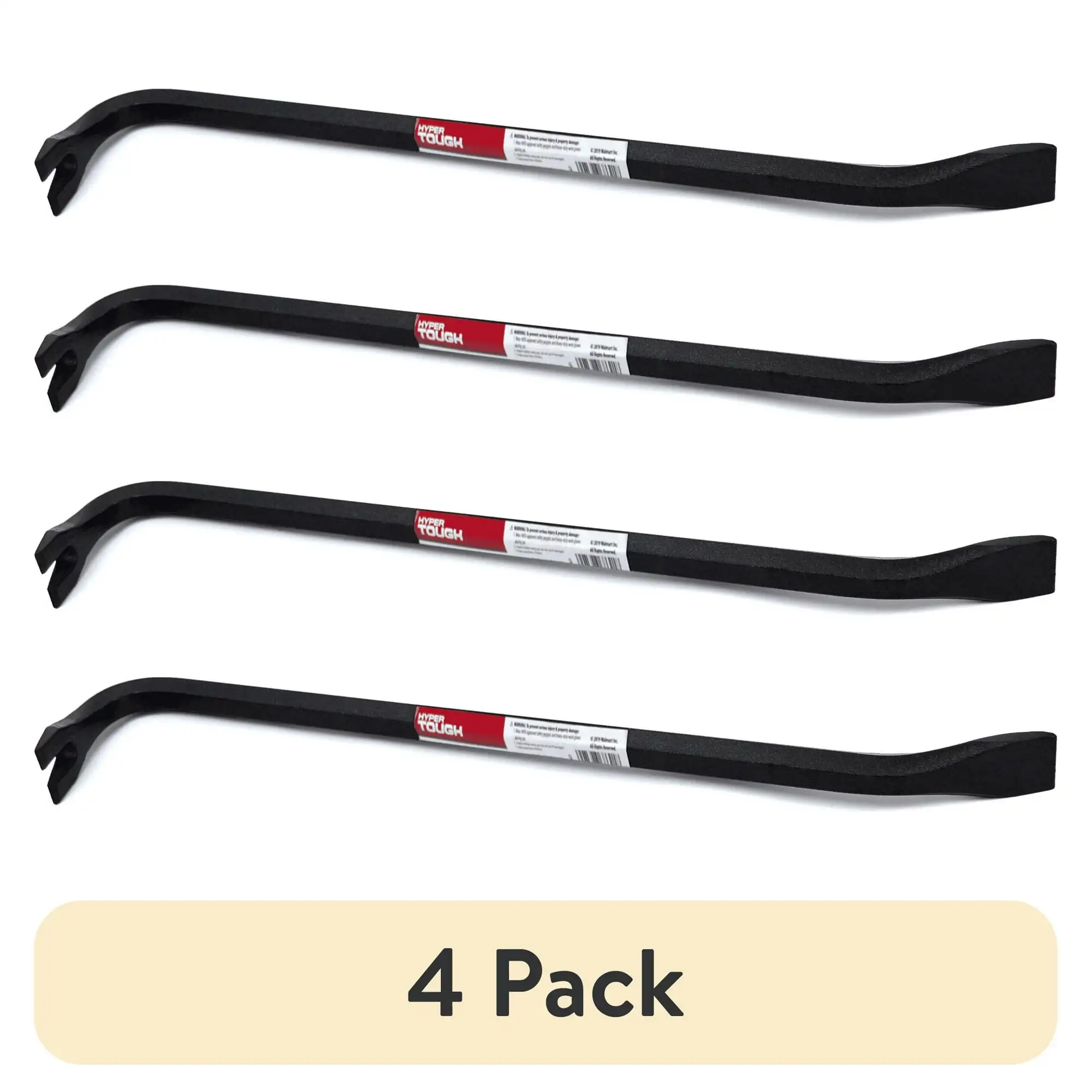 

(4 pack) Hyper Tough 18-inch Wrecking Bar