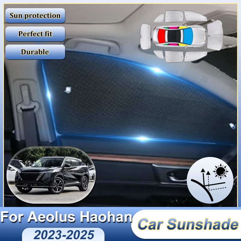 

Солнцезащитный козырек для автомобиля Aeolus Haohan Dongfeng Mage 2023 2024 2025: Полное покрытие, теплоизоляция, защита от УФ-излучения
