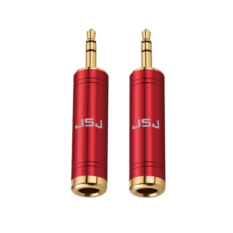 

Jack 3.5 to 6.5 Mic Audio Gold Plated Pure Copper Plug for Amplifier Speaker AUX Cable 3.5mm to 6.35mm Electric Guitar Adapter