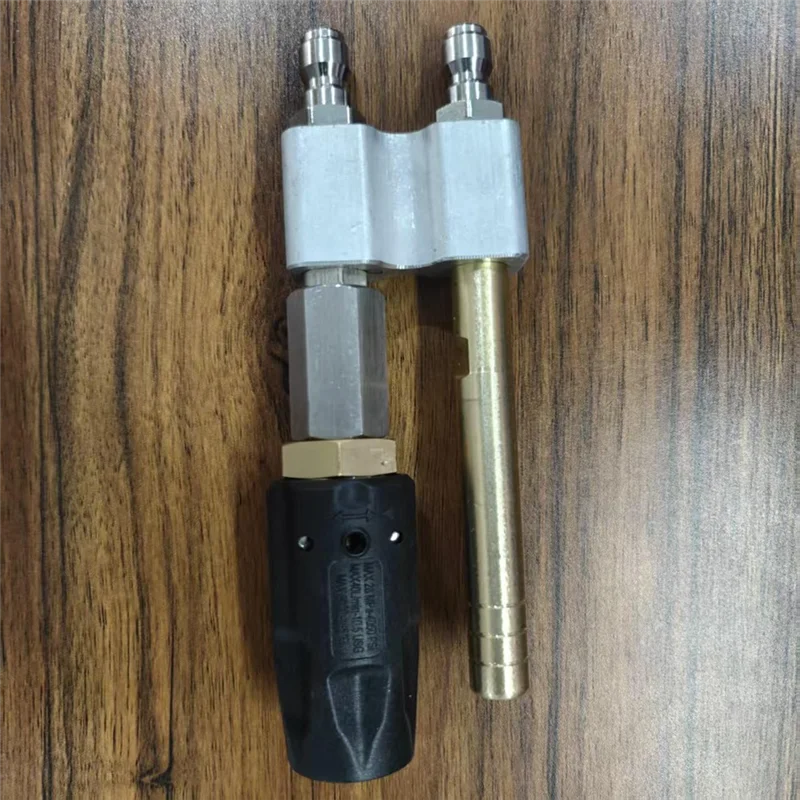 

AT21-M5 Twist Nozzle For Pressure Washer Adjustable Downstream Soft Wash Nozzle Quick Connect High Reach Soap Nozzle