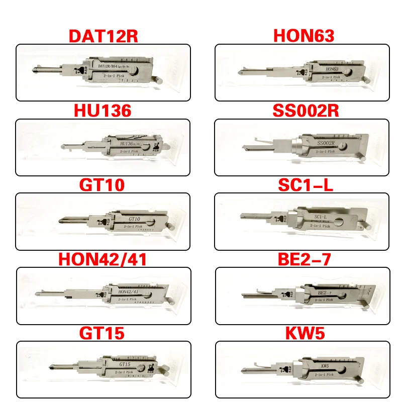 

Lishi 2-в-1 DAT12R HU136 GT10 HON42/41 GT15 HON63 SS002R SC1-L BE2-7 KW5 для тяжелых грузовых мотоциклов Hino