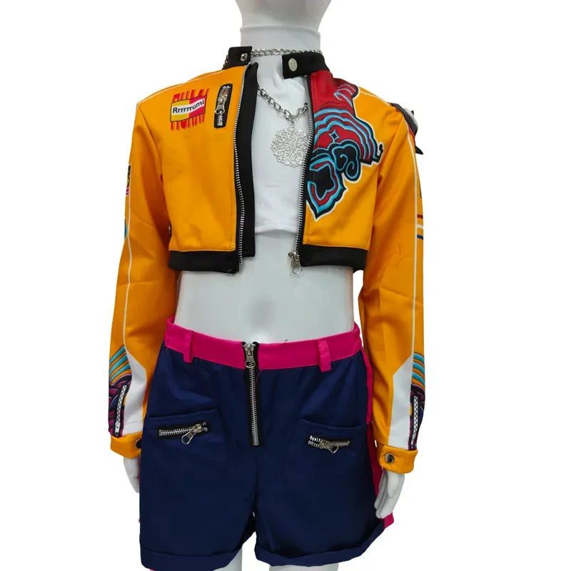 

CyKpop Demon Rumi Zoey Mira Косплей Охотники Охотница Костюм Девушка Группа Идол Ролевая игра Хэллоуин Карнавальный наряд для вечеринки Костюм