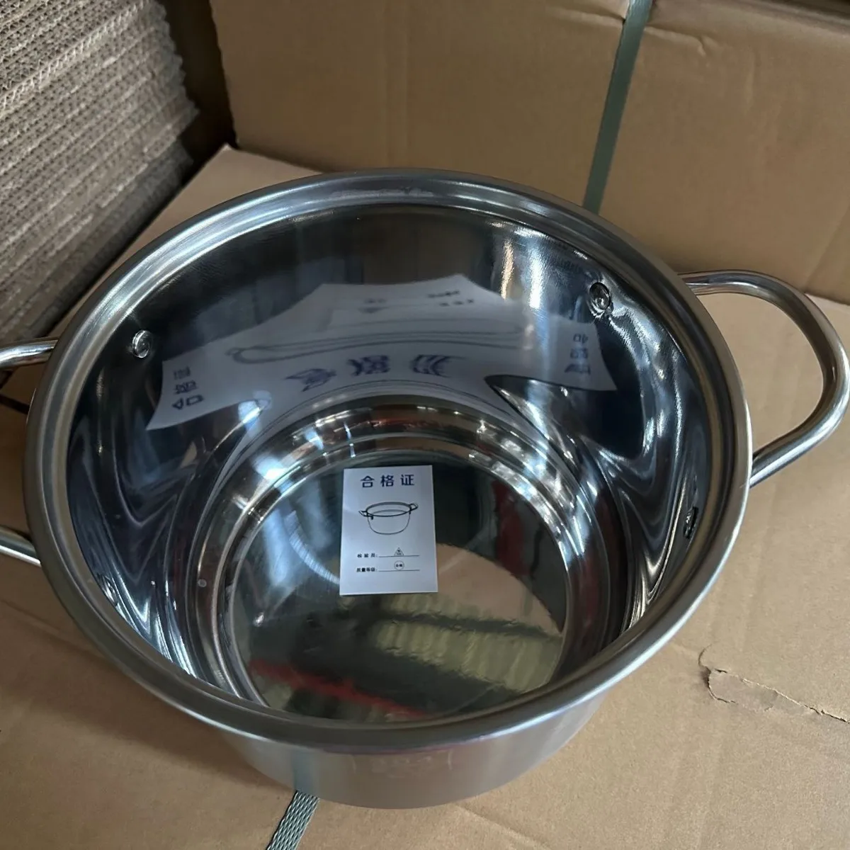 وعاء حساء شعبي من الفولاذ المقاوم للصدأ، وعاء حساء منزلي سميك ذو سعة كبيرة، وعاء طبخ كونجي، طباخ التعريفي