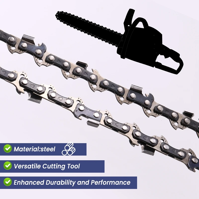 Imagem -02 - Pacote de Correntes de Serra Polegadas 13 mm 57tg 40 cm 16 Polegadas Corrente de Substituição para Várias Motosserras Motosserras Elétricas
