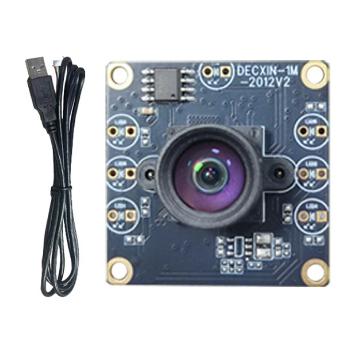 

CCDD 4PCS 100 Degree Camera Module 1MP OV9732 1280x720 USB Free Driver Manual Focus with 2 Meter Cable for WinXP/7/8/10