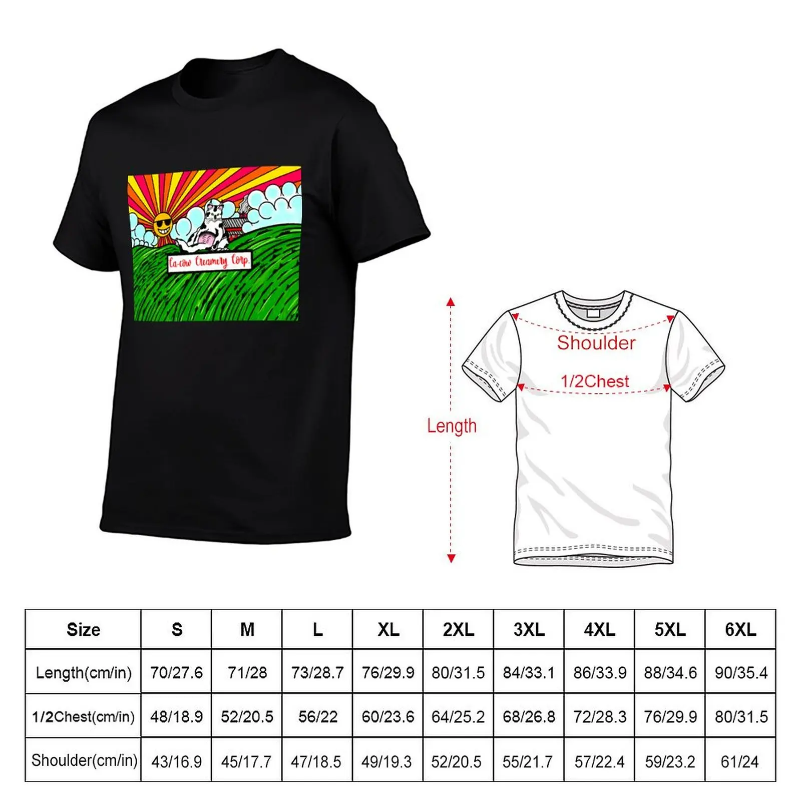 Ca-Cow Creamery Corp. T-Shirt summer 2025 quick drying Man t-shirt graphic tee shirt men graphic t shirts