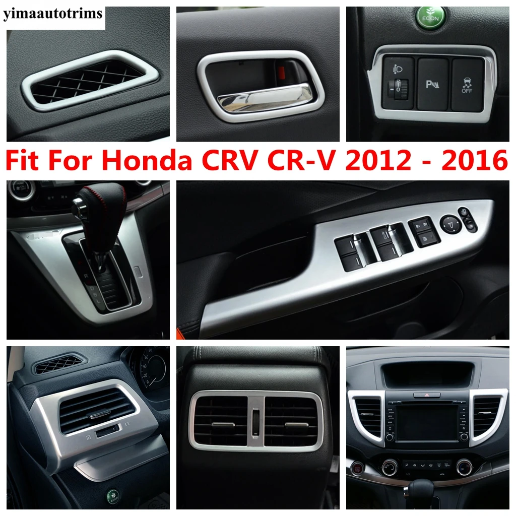 

Gear Shift Panel / Window Lift / Dashboard AC Air Conditioning Outlet Vent Cover Trim Accessories For Honda CRV CR-V 2012 - 2016