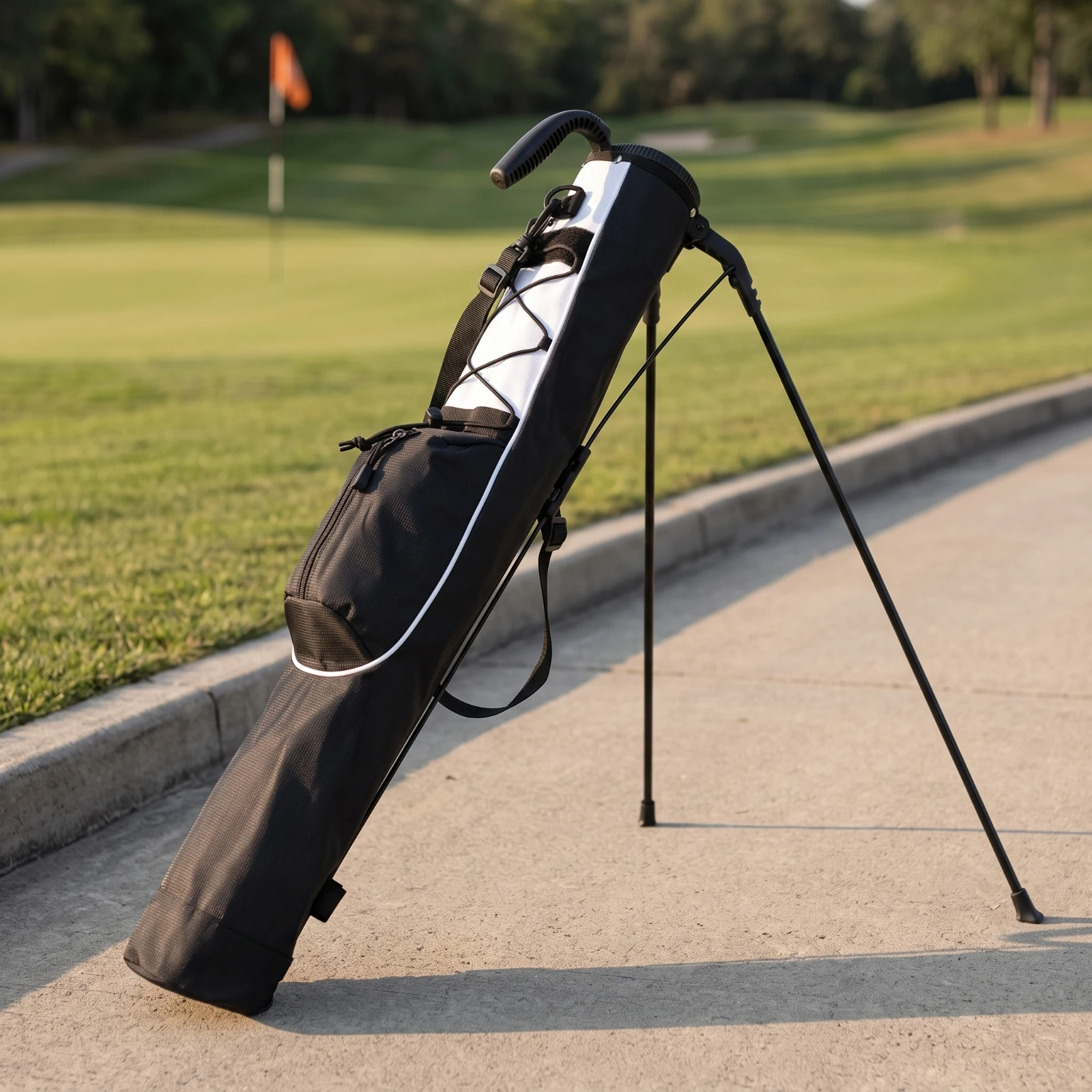 Golf Stand Bag Long-Lasting Golf Bag with Stand Adjustable Rugged for Golfers, Driving Range, Travel
