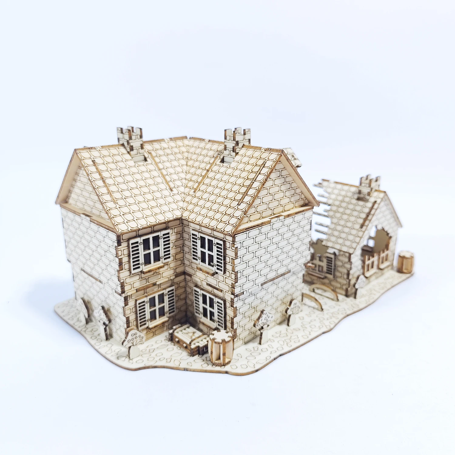 3D DIY Street Battle Puzzle Model Adult Craft Project Educational Gift for Teens Halloween & Christmas Gift