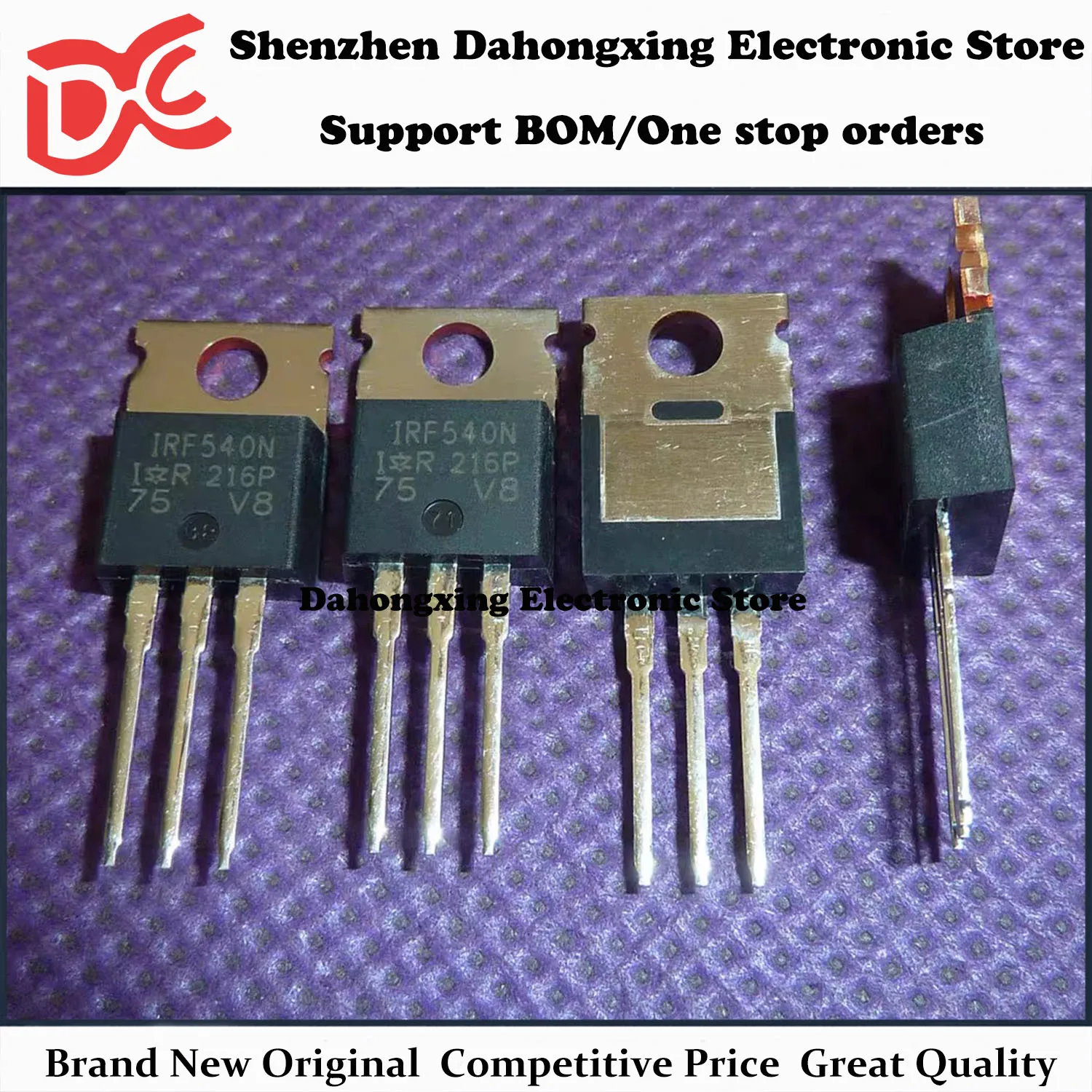Nuevo Original, 10 Piezas IRF540N IRF540NPBF TO-220 33A 100V MOSFET, Transistor de Efecto de Campo, Componentes Electrónicos de Gran Calidad