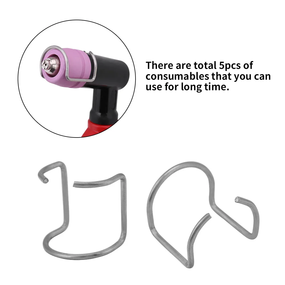 

5 шт. пружинных направляющих колец-проставок, запасные части для плазменных резаков SG-55, AG-60, WSD-60P, аксессуары для защитных колпаков горелок